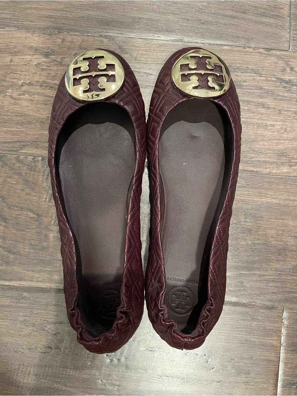 Tory Burch quilted ballet flats